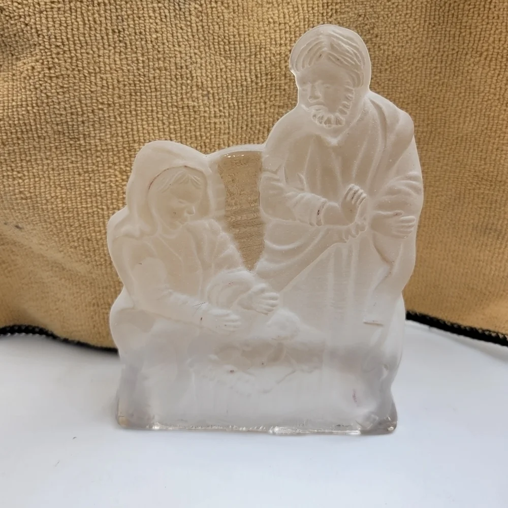 Vintage frosted satin